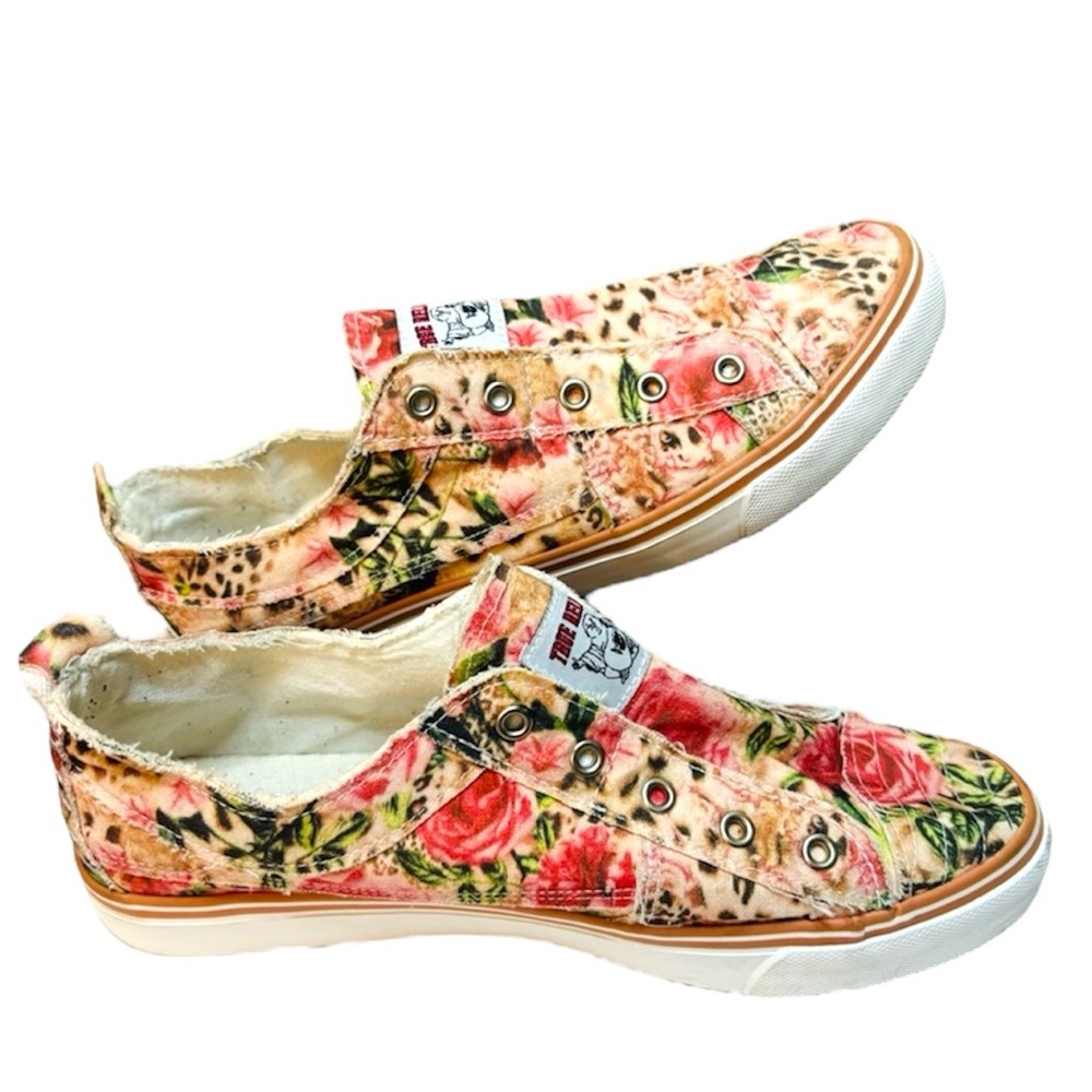 True Religion Sneakers Pink Floral Size 11 /41 - Picture 5 of 7